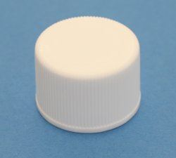 20mm 410 White Ribbed Cap with EPE Liner